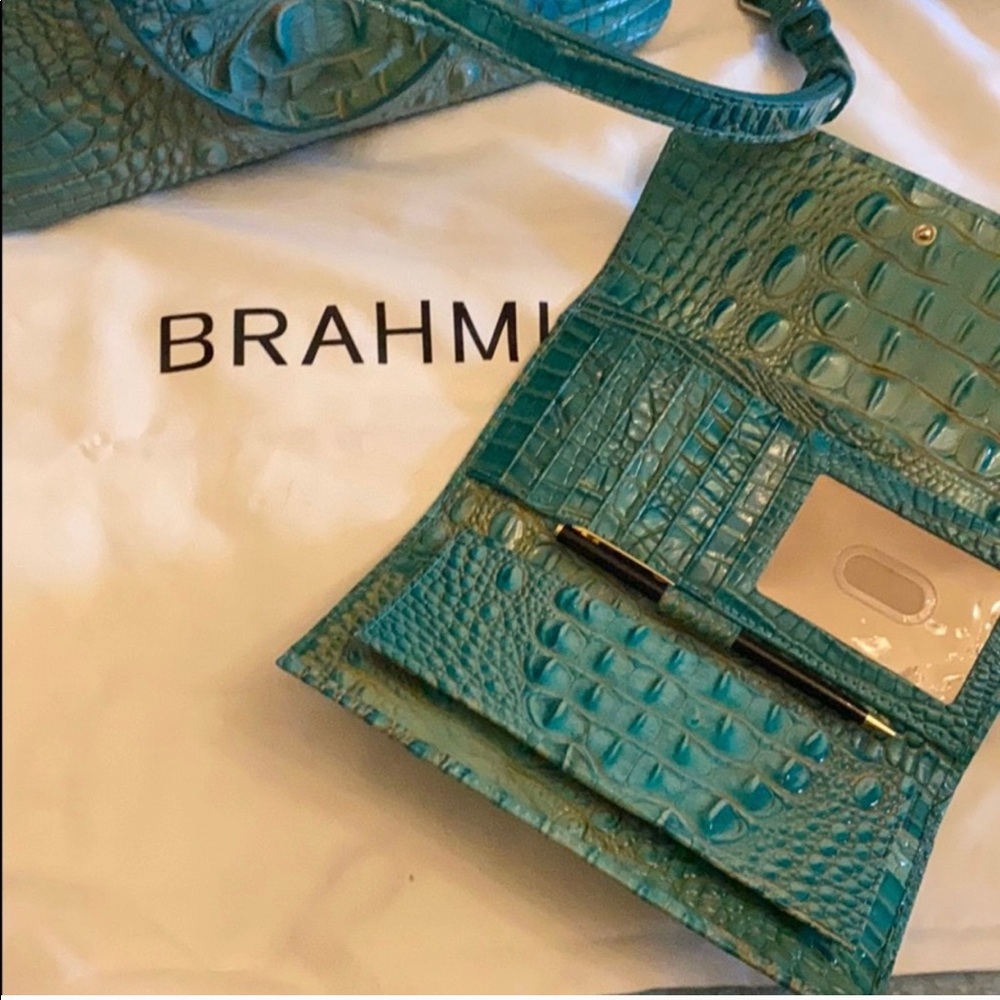 Brahamin Turquoise wallet
